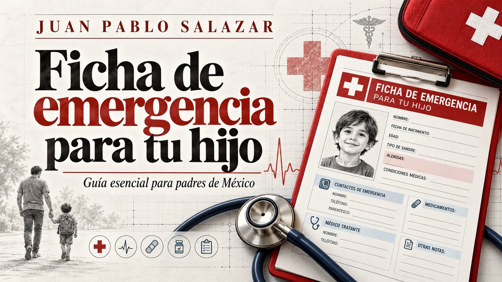 Ficha de emergencia para tu hijo · Juan Pablo Salazar